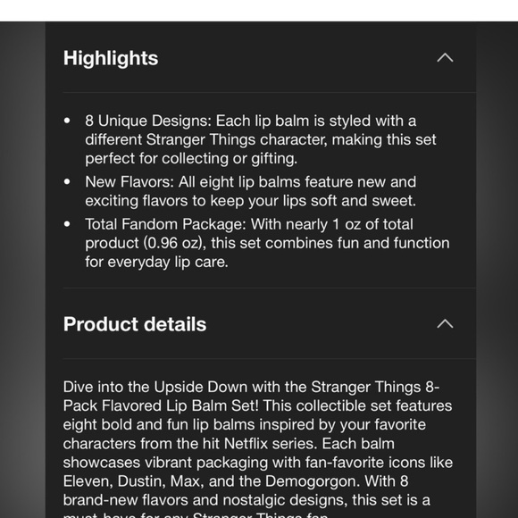 Stranger Things Lip Balm Set - Picture 8 of 12